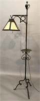 ARTS AND CRAFTS WROUGHT IRON FLOOR LAMP