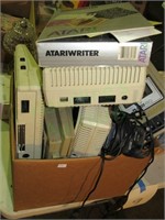 Box of VTG Atari-1500/835/410/1027 & more!