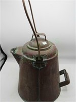 Large VTG Copper kettle/trail pot