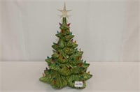 Ceramic Christmas Tree with Bulbs