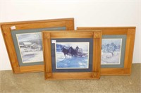 3 Wood Framed Prints