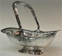 STERLING SILVER RETICULATED BREAD BASKET