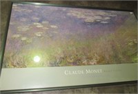 Framed Monet Print Water Lilies
