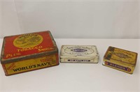 World's Navy Tobacco Tin, and 2 MacDonald's