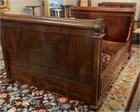 MID 19TH C. LOUIS PHILIPPE STYLE MAHOGANY DAYBED