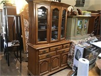 Lighted 2pc China Cabinet