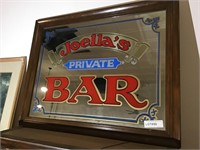 Joella's Private Bar Mirror