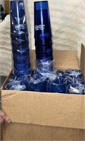 Case of 72 New Blue Plastic Pepsi Cups 20oz each