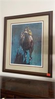 Signed horse picture