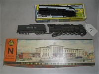 AHM MODEL KIT AND 2 AHM TRAINS