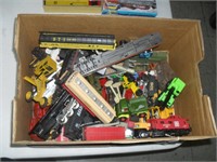 BOX OF COLLECTIBLE TONKA AND OTHER TOYS