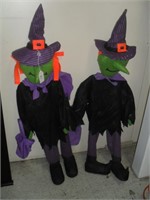 2 WITCH FIGURINES