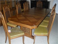 12PC OAK DINING SET