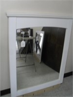 PAINTED FRAMED MIRROR