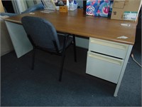 Large office Desk and Chair