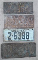 Colorado License Plates  (4)