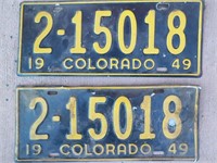 Colorado License Plates  (2)
