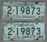 Colorado License Plates  (2)