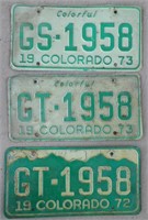 Colorado License Plates  (4)