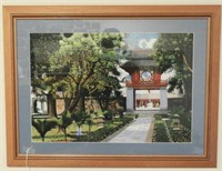 Super cool framed Vietnamese hand embroidered