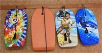 (4) boogie boards