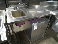 1X 42" X 24" S/S SIDE COUNTER W/ HAND SINK