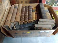 Box of Various 19th C. Books