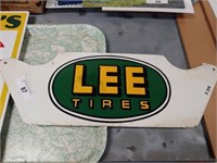 LEE Tires Tin Advertisement Sign