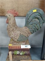 Contemporary Cast Iron Rooster