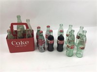 Coke Carrying Case & Bottles
