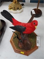 Unsigned Contemporary Carved Wood Bird