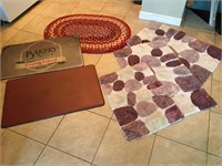 Assortment of (5) Rugs Including: Braided Oval,