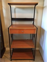 Versatile Metal & Wood Cabinet/Coffee Bar