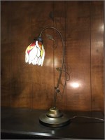 Stain Glass Tulip Table Lamp