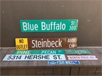 Lot of Street Name Signs