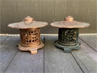 Cast Iron Pagoda Lanterns