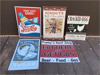 Reproduction Signs including PEPSI & Hersey’s