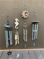 Lot of Various Wind Chimes