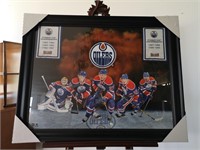 Edmonton Oilers 3-D Framed Print