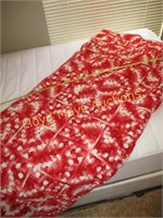 Vintage Folk Art Crochet Throw / Bed Spread