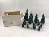 Lemax & Village Frosted Trees