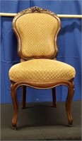 Vintage Wood Carved Chair