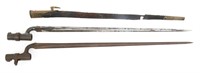 PATTERN 1876 MARTINI-HENRY RIFLE BAYONETS LOT OF 2