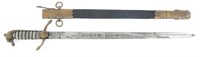 BRITISH NAVAL MIDSHIPMAN ETCHED DIRK