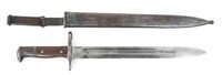 SPAN-AM WAR US ARMY KRAG BAYONET & STEEL SCABBARD