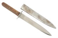 WWI AUSTRIAN TRENCH FIGHTING KNIFE WITH SCABBARD