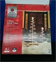 New in Box 2 PC Spiral Trees