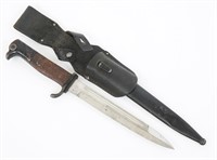 WWII GERMAN K98 BAYONET WITH SCABBARD & FROG