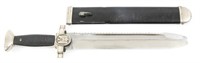 WWII GERMAN NSDAP RED CROSS DAGGER WITH SCABBARD
