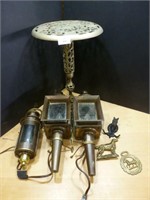 Brass Table 16"H / Electrified Vintage Lights